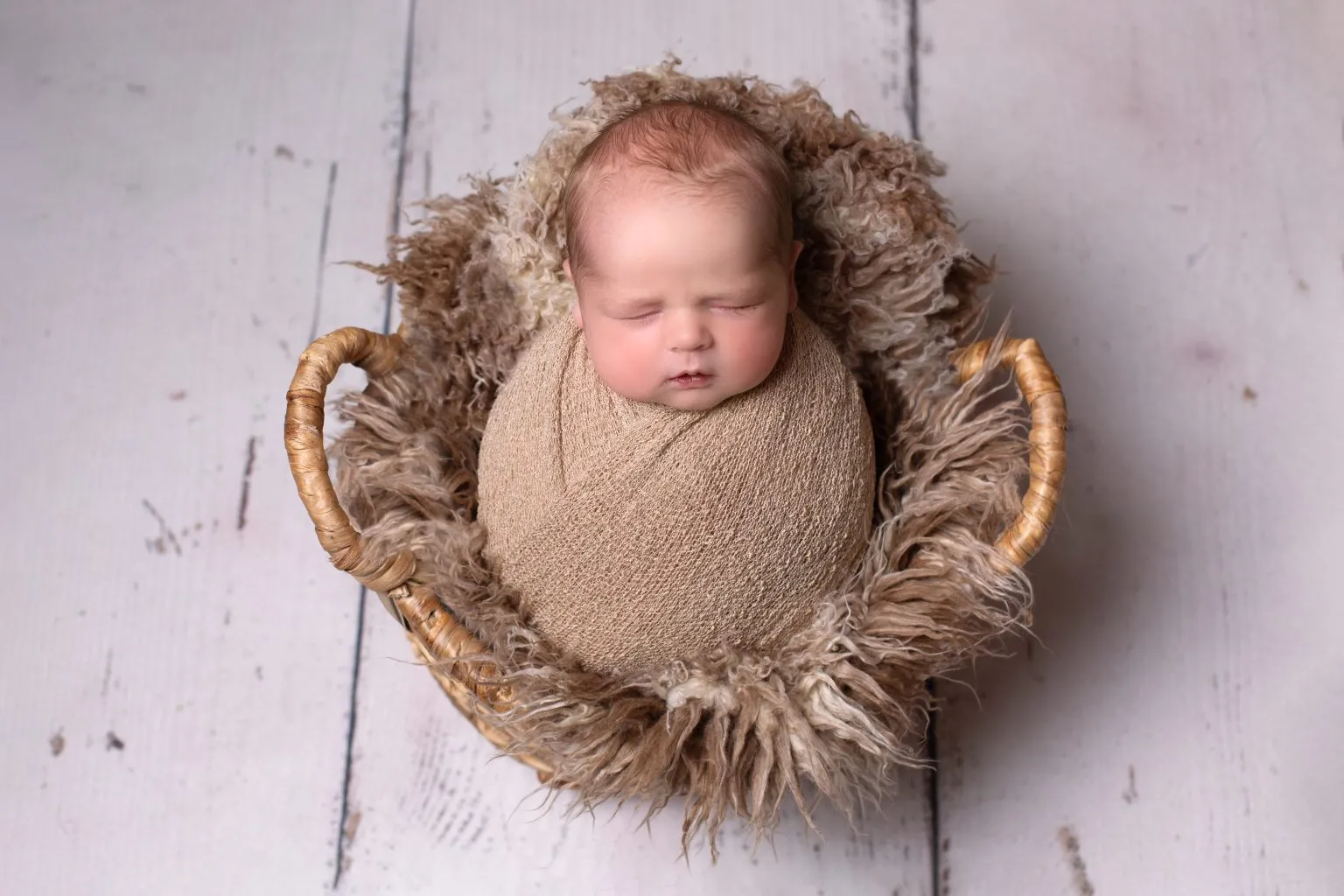 Newborn baby portrait